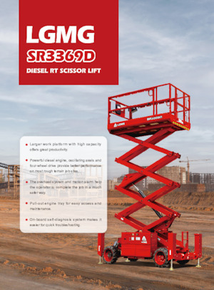 Колесни ножични автовишки LGMG  SR3369D