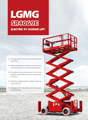 Колесни ножични автовишки LGMG  SR4069E