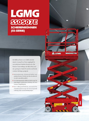 Колесни ножични автовишки LGMG  SS0507E 