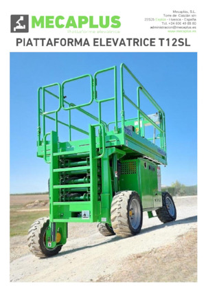 Колесни ножични автовишки Mecaplús T12SL
