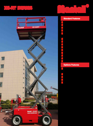 Колесни ножични автовишки Mantall XE140RT