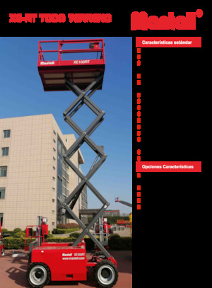 Колесни ножични автовишки Mantall XE140RT