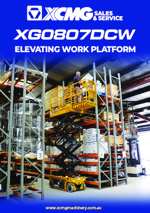 Колесни ножични автовишки XCMG XG0807DCW