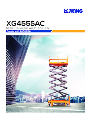 Колесни ножични автовишки XCMG XG4555AC 
