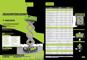 Колесни ножични автовишки Zoomlion ZS1323RT