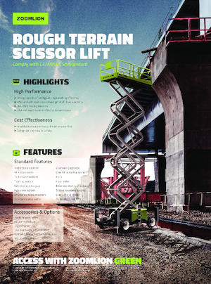 Колесни ножични автовишки Zoomlion ZS1623RT