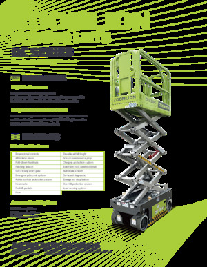 Колесни ножични автовишки Zoomlion ZS2632DC