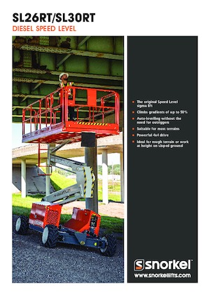 Колесни ножични автовишки Snorkel SL26RT