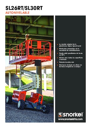 Колесни ножични автовишки Snorkel SL26RT