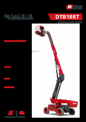 Колесни телескопични подемници MAGNI DTB18RT