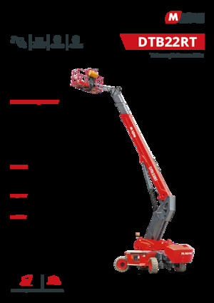 Колесни телескопични подемници MAGNI DTB22RT