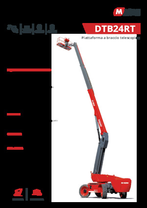 Колесни телескопични подемници MAGNI DTB24RT