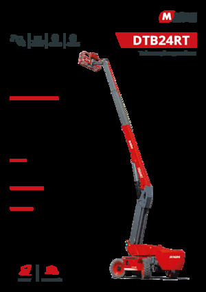 Колесни телескопични подемници MAGNI DTB24RT
