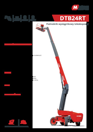 Колесни телескопични подемници MAGNI DTB24RT