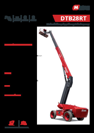 Колесни телескопични подемници MAGNI DTB28RT