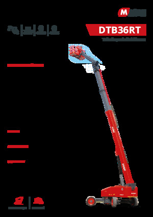 Колесни телескопични подемници MAGNI DTB36RT