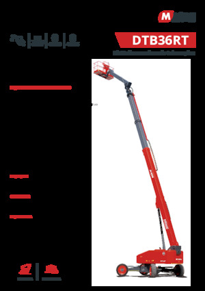 Колесни телескопични подемници MAGNI DTB36RT