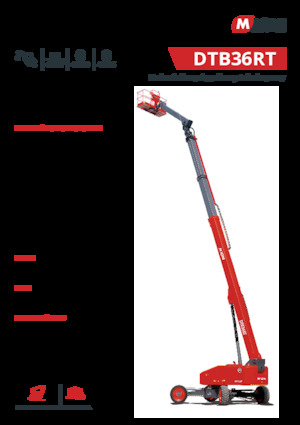 Колесни телескопични подемници MAGNI DTB36RT