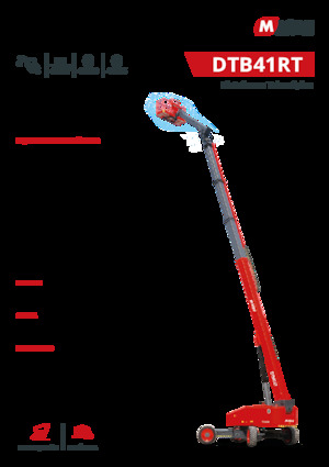 Колесни телескопични подемници MAGNI DTB41RT