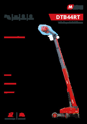 Колесни телескопични подемници MAGNI DTB44RT