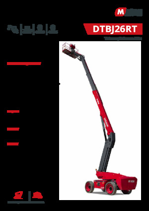 Колесни телескопични подемници MAGNI DTBJ26RT