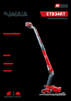 Колесни телескопични подемници MAGNI ETB34RT