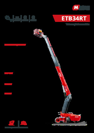 Колесни телескопични подемници MAGNI ETB34RT