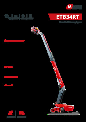 Колесни телескопични подемници MAGNI ETB34RT