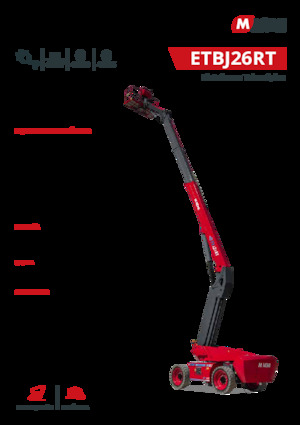 Колесни телескопични подемници MAGNI ETBJ26RT