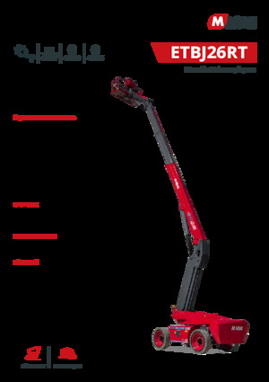 Колесни телескопични подемници MAGNI ETBJ26RT