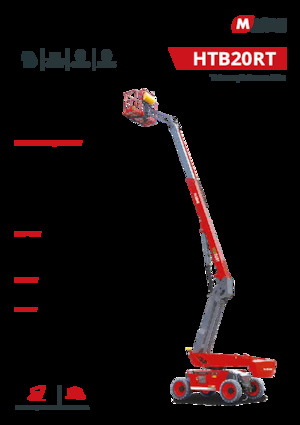 Колесни телескопични подемници MAGNI HTB20RT