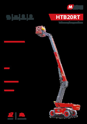 Колесни телескопични подемници MAGNI HTB20RT