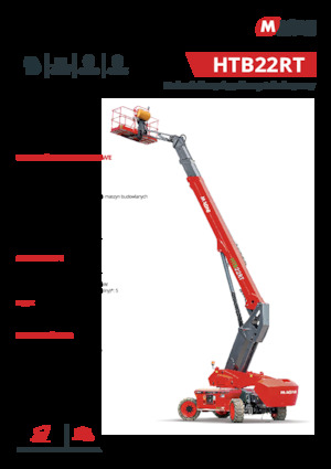 Колесни телескопични подемници MAGNI HTB22RT