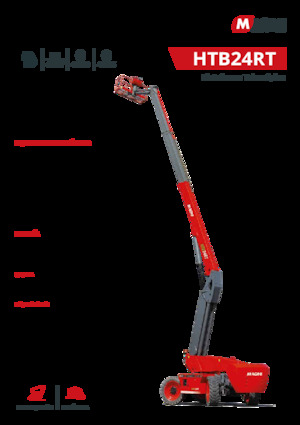 Колесни телескопични подемници MAGNI HTB24RT