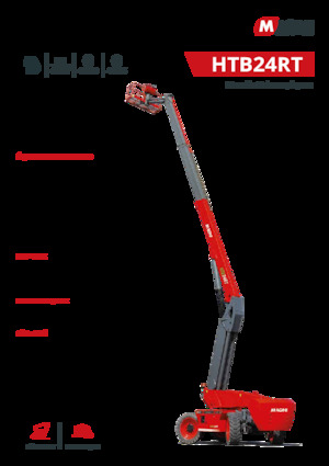 Колесни телескопични подемници MAGNI HTB24RT