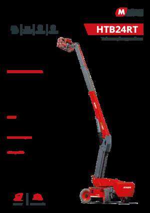Колесни телескопични подемници MAGNI HTB24RT