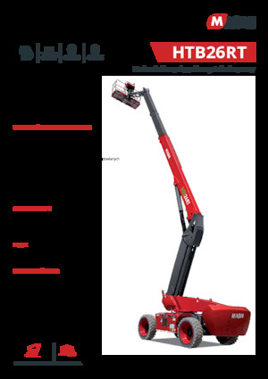 Колесни телескопични подемници MAGNI HTB26RT