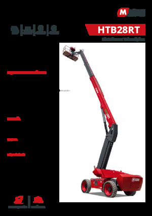 Колесни телескопични подемници MAGNI HTB28RT