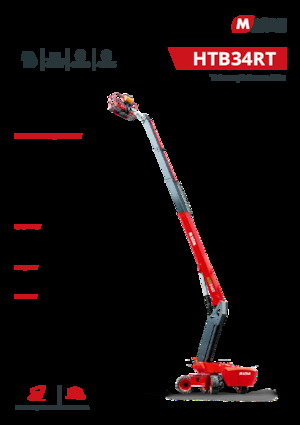 Колесни телескопични подемници MAGNI HTB34RT