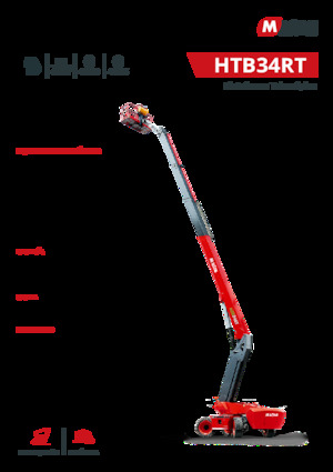 Колесни телескопични подемници MAGNI HTB34RT