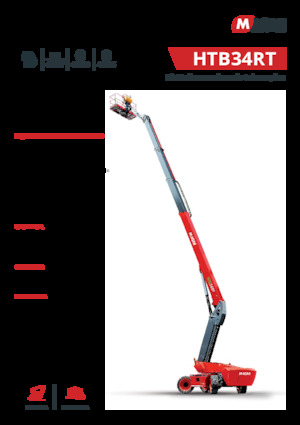 Колесни телескопични подемници MAGNI HTB34RT