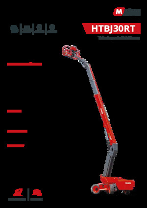 Колесни телескопични подемници MAGNI HTBJ30RT
