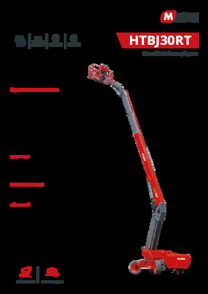 Колесни телескопични подемници MAGNI HTBJ30RT