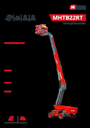 Колесни телескопични подемници MAGNI MHTB22RT