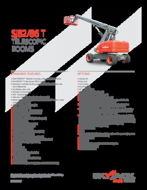 Колесни телескопични подемници Skyjack SJ 86 T