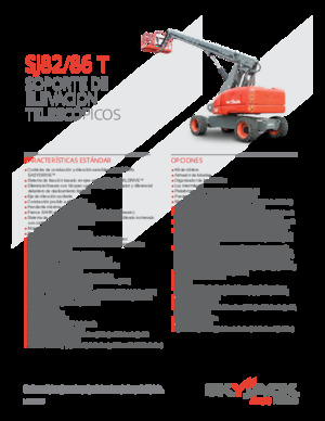 Колесни телескопични подемници Skyjack SJ 86 T