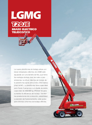 Колесни телескопични подемници LGMG  T20JE