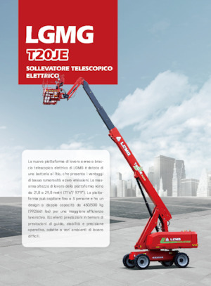 Колесни телескопични подемници LGMG  T20JE