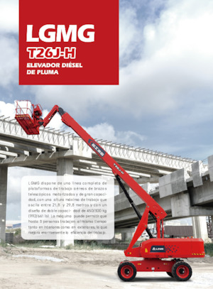 Колесни телескопични подемници LGMG  T26J-H