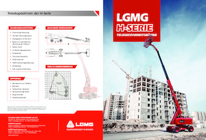 Колесни телескопични подемници LGMG  T28J-H